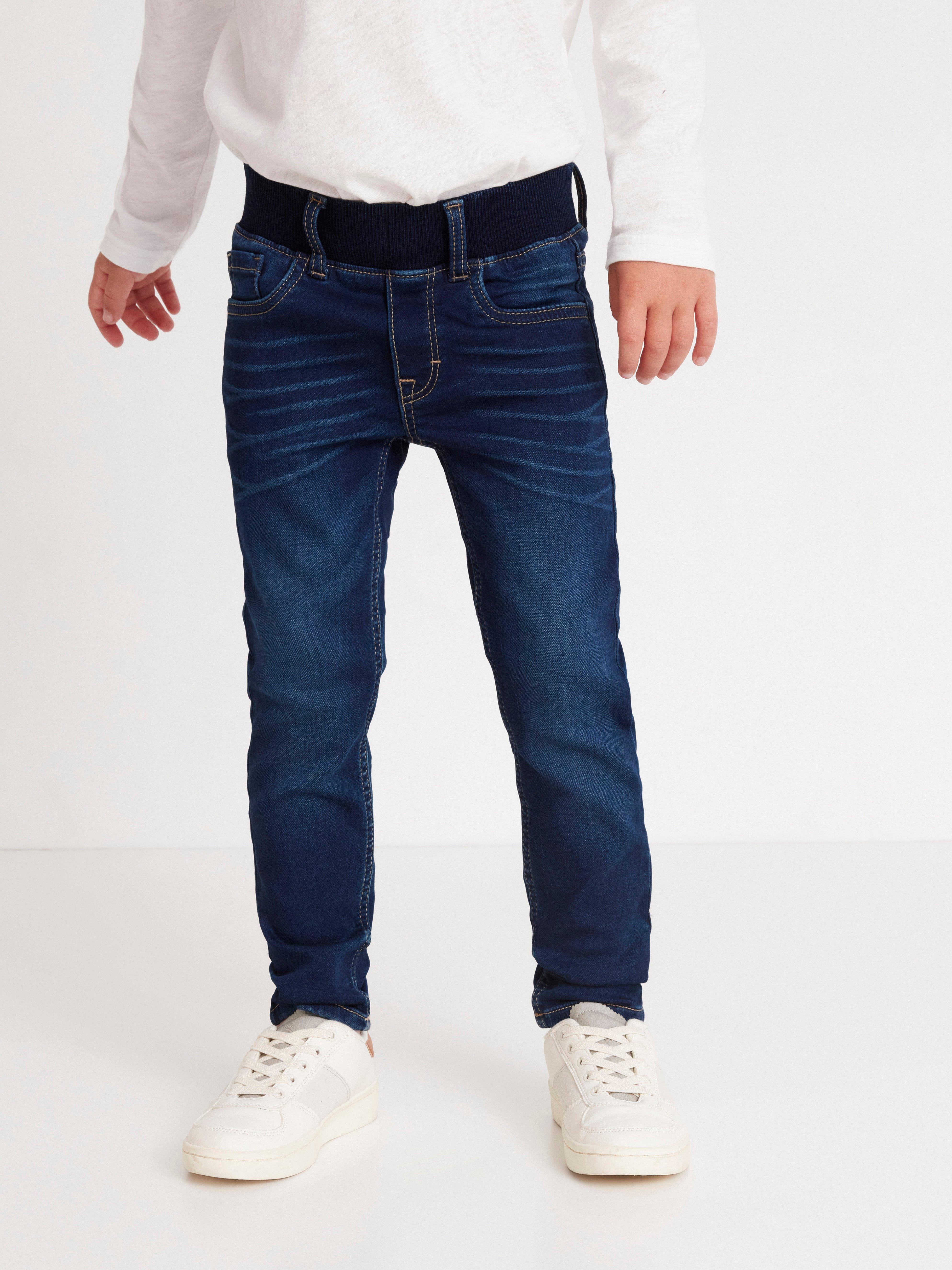 SIGGE Slim pull-up-jeans med normalhög midja